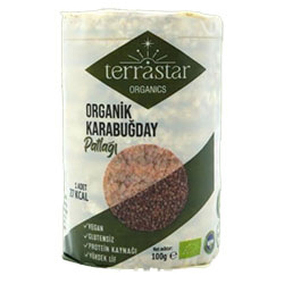 TERRASTAR ORGANİK KARABUĞDAY PATLAĞI 100 GR